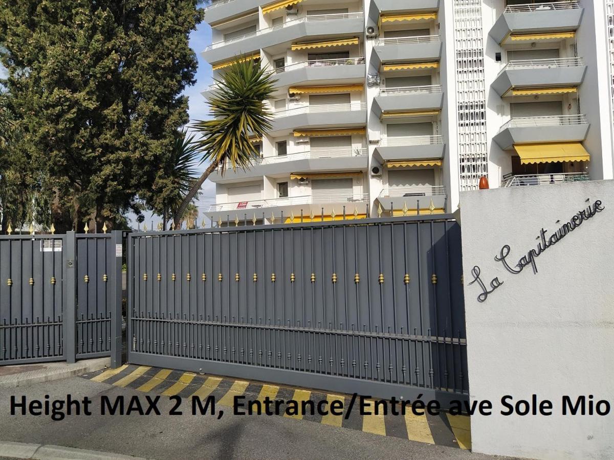 Grand Studio Neuf Face Port Et Plage, Parking Prive Golfe-Juan Exterior foto